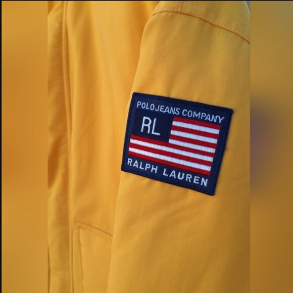 Polo Ralph Lauren Funnel neck puffer down insulated nylon zip windproof bomber - Picture 3 of 11